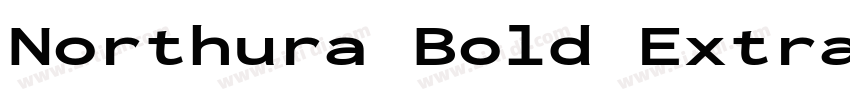 Northura Bold Extra字体转换